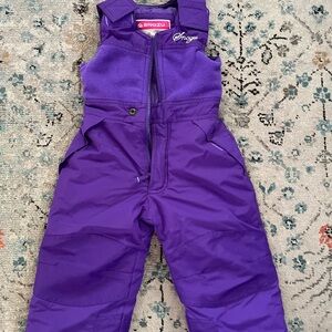 Snozu Purple Kids Snow Bib